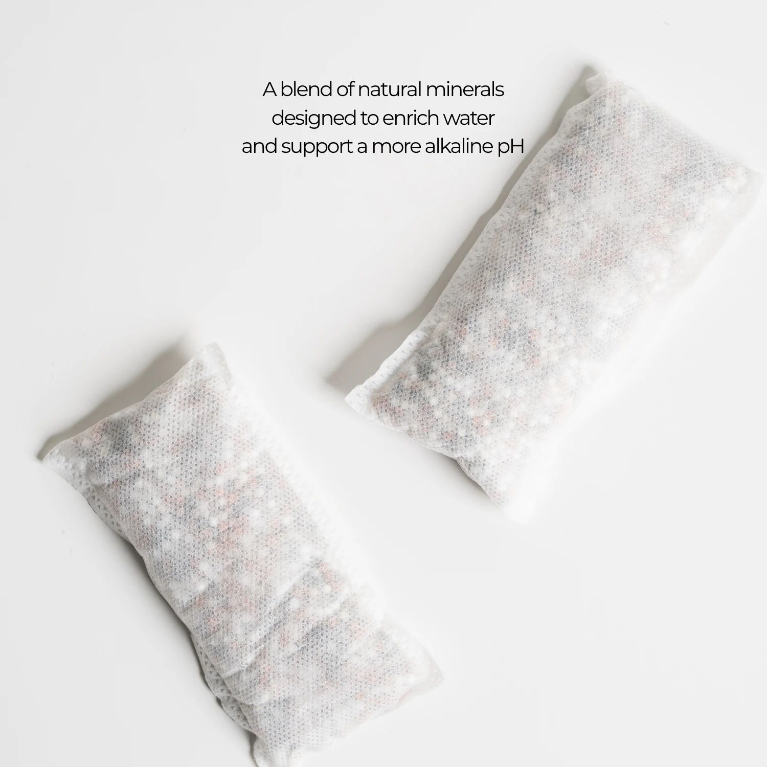 Replaceable mineral pouches