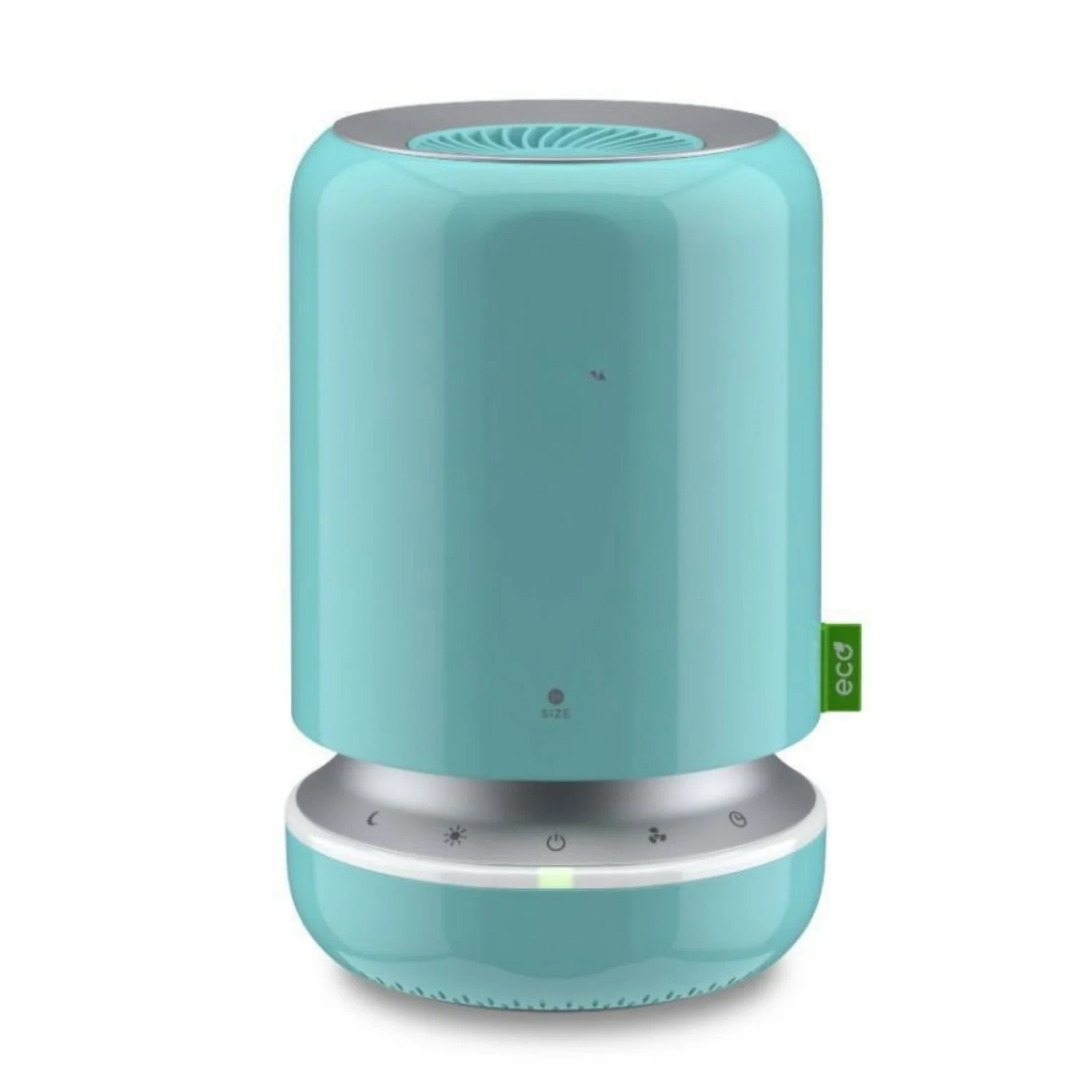 Photocatalytic air purifier in teal